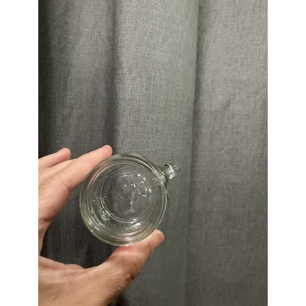 Golden Harvest Mason jar Salt And Pepper Shakers Handles White Plastic Lids